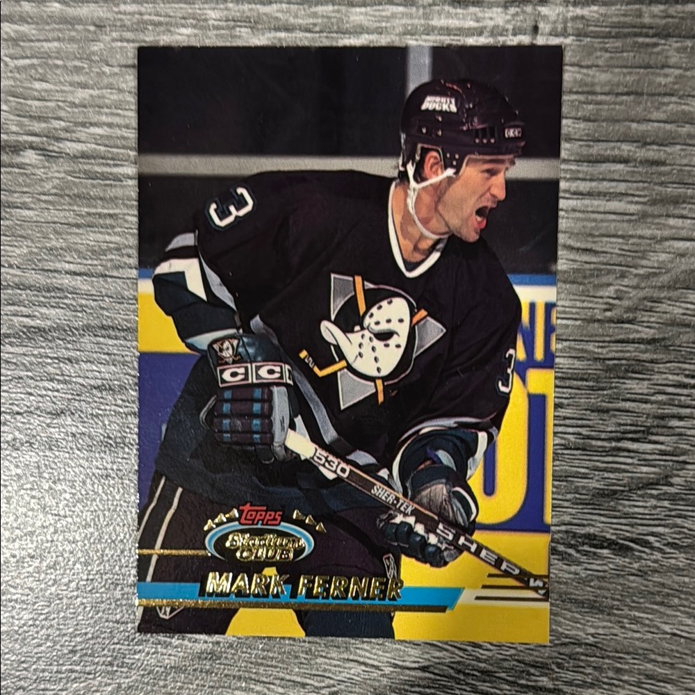 NHL | Topps Stadium Club #342: Mighty Ducks of Anaheim Mark Ferner - Hockey Card